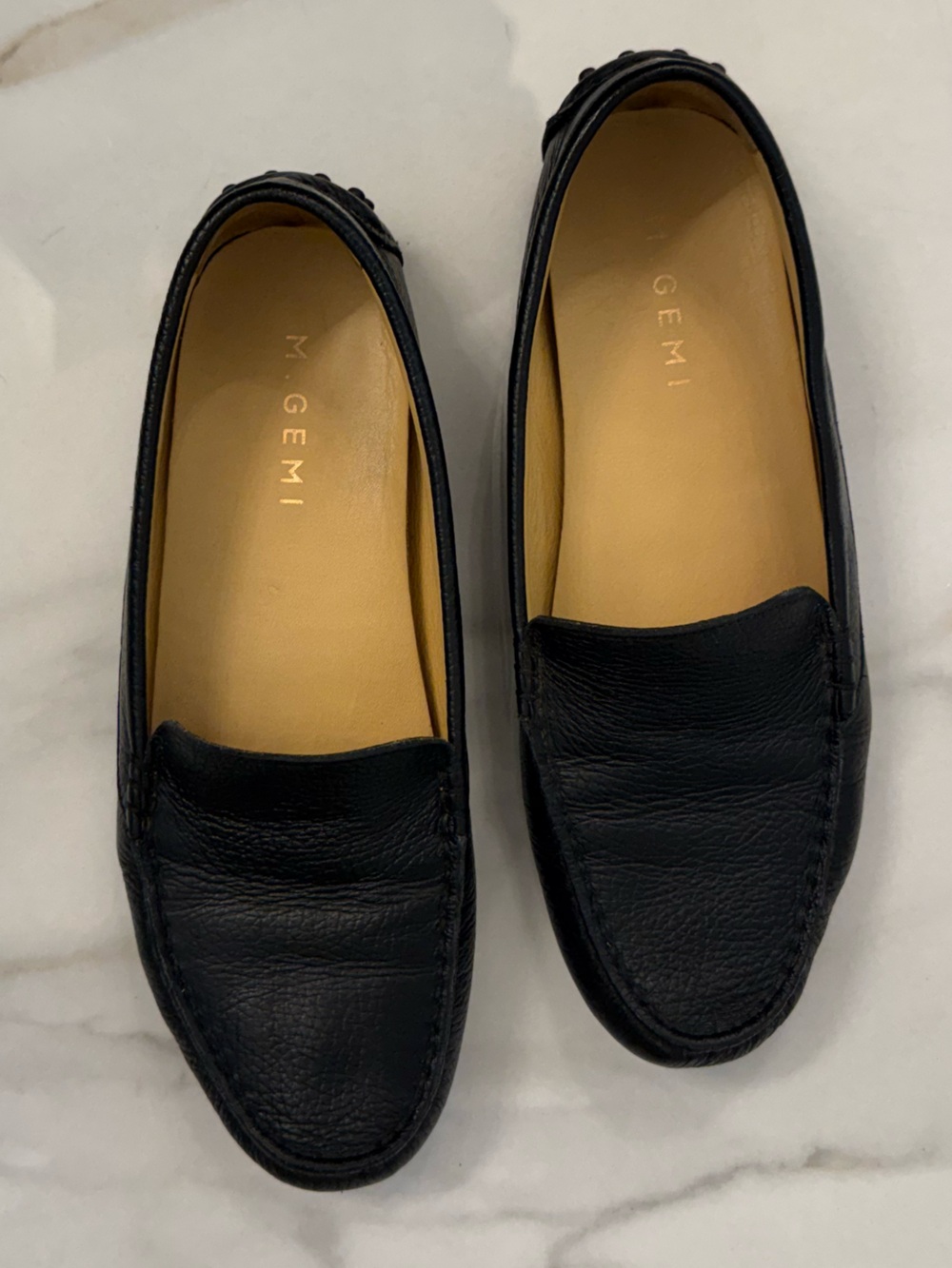 M GEMI LEATHER FELIZE LOAFERS